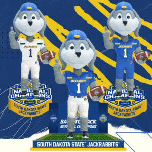 Bobbleheads celebrating Jackrabbits football championship available