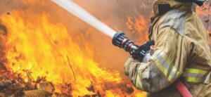 Firefighters battling First Thunder Fire near Rapid City